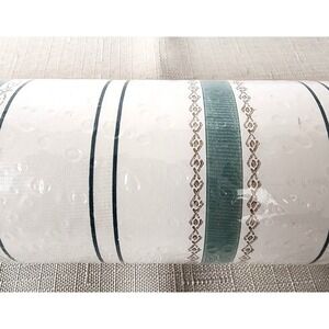YORK‎ Wallpaper Carey Lind Design  SP 7330 R1 Green Stripe Pattern 56 Sq. Feet